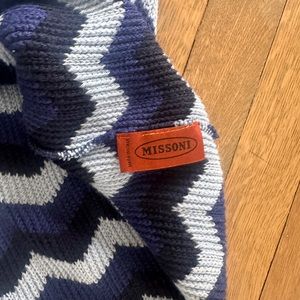 Missoni knit poncho